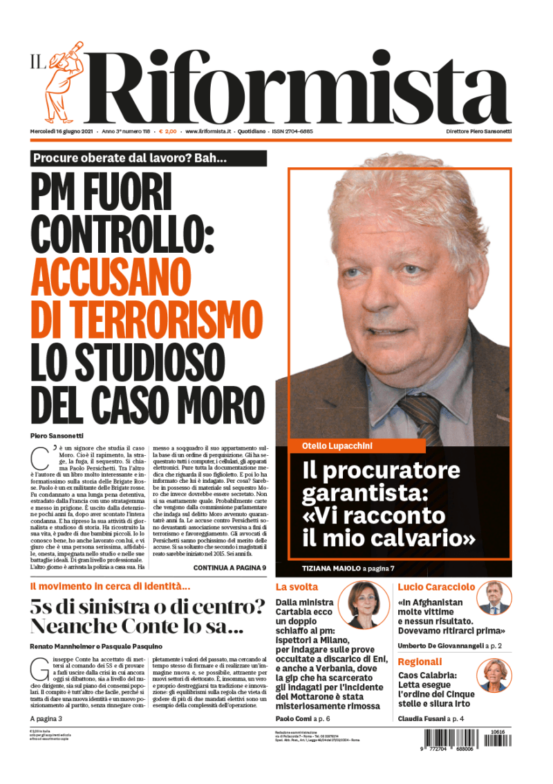 Quotidiano del 16 giugno 2021