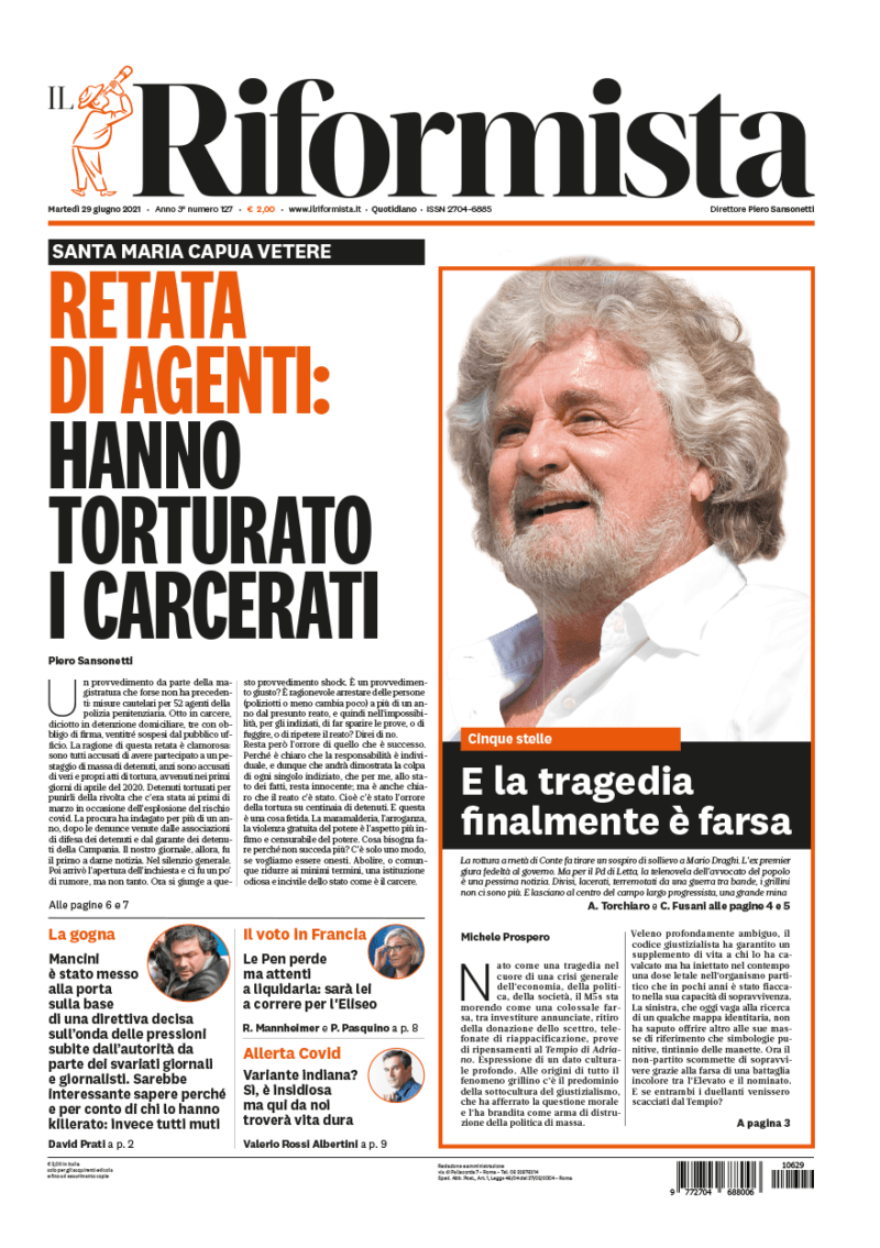 Quotidiano del 29 giugno 2021