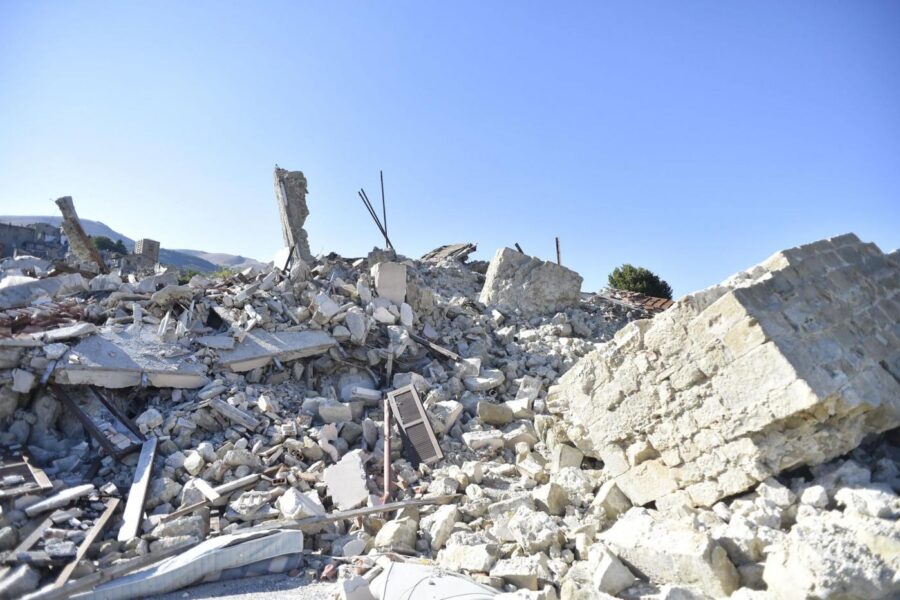 Foto Fabrizio Corradetti / LaPresse
23/08/2017 Accumoli AP (Italia)
Accumoli
Nella foto: Campanile Accumoli

Ph Fabrizio Corradetti / LaPresse
23/08/2017 Accumoli AP (Italy)
Accumoli
In the pic: Campanile Accumoli