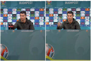 Perché Cristiano Ronaldo ha nascosto la Coca Cola in conferenza stampa con il Portogallo: “Bevete acqua!”