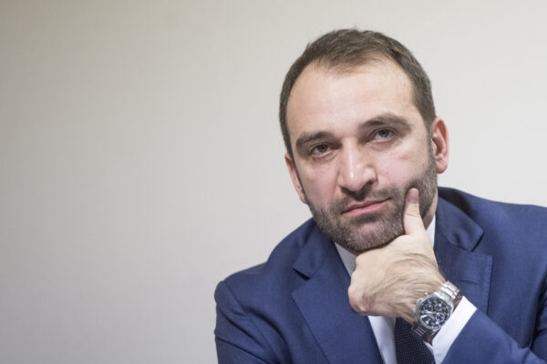 Foto LaPresse/Nicolò Campo 
12/11/2018 Torino (Italia) 
Politica 
Partito Democratico, conferenza per iniziative in sostengo infrastrutture
Nella foto: Stefano Lo Russo

Photo LaPresse/Nicolò Campo 
November 12, 2018 Turin (Italy) 
Politics 
Democratic Party, conference for initiatives in support infrastructures
In the picture: Stefano Lo Russo