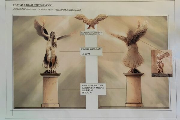 Una sirena sul monte Echia: una statua di Partenope alta sei metri per accogliere chi arriva dal mare