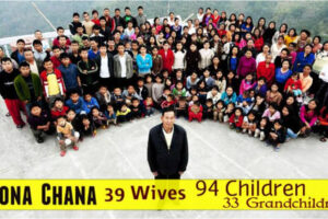 Morto l’uomo che ha la famiglia più numerosa al mondo, lascia 39 mogli, 94 figli e 33 nipoti