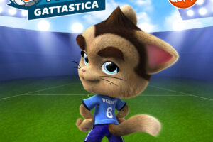 Per gli Europei di calcio in campo i 44 gatti: i cartoons testimonial con Verratti per i bimbi malati