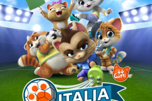 Per gli Europei di calcio in campo i 44 gatti: i cartoons testimonial con Verratti per i bimbi malati