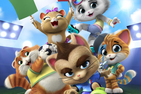 Per gli Europei di calcio in campo i 44 gatti: i cartoons testimonial con Verratti per i bimbi malati