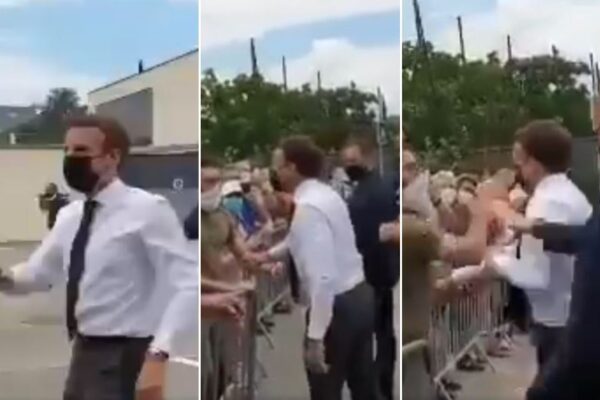 Schiaffo in faccia a Macron mentre saluta la folla: due arresti in Francia
