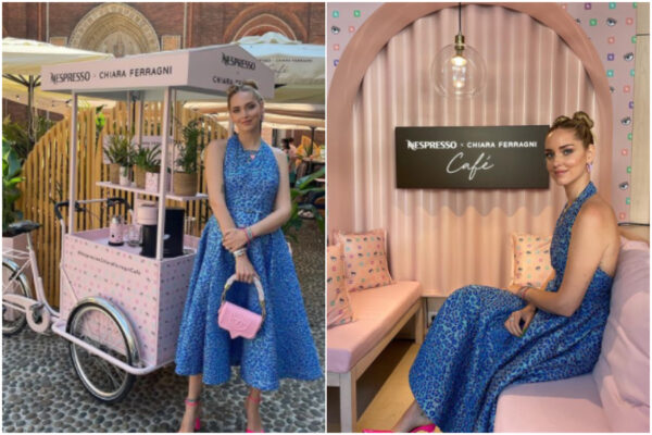 Foto del bar di Chiara Ferragni: il temporary shop in centro a Milano