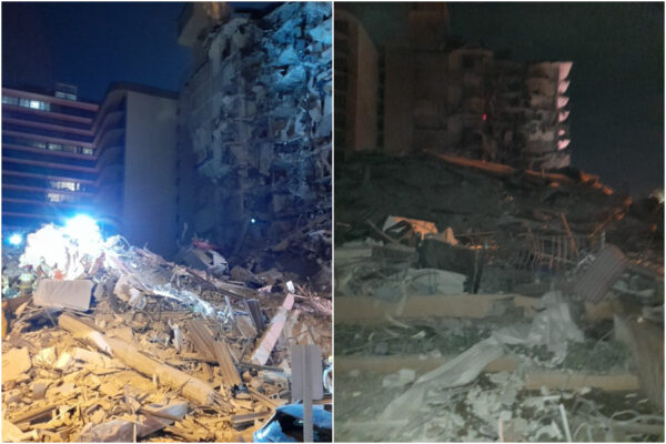 Crolla palazzo di 12 piani a Miami, si temono molte vittime e feriti: “Rumore spaventoso, poi tutto è crollato”