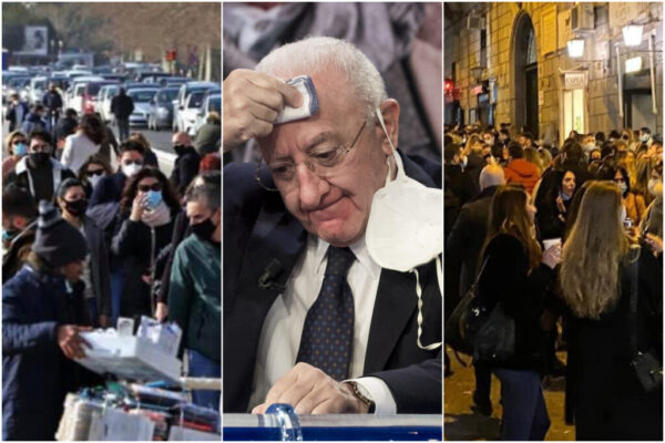 I napoletani non vogliono vaccinarsi, ultimatum di De Luca: “Variante Delta, così lockdown in pochi mesi”