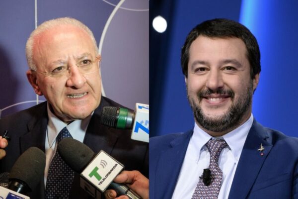 Mascherina obbligatoria in Campania, Salvini contro De Luca: “Divieto assurdo”