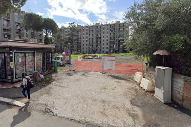 I lavori in piazza Giardino