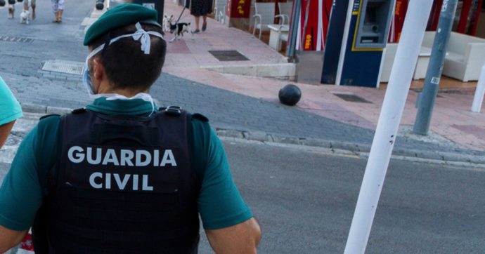 Guardia Civil officers patrol on the street at the resort of Magaluf, in Punta Ballena town, on the Spanish Balearic island of Mallorca, Spain, Wednesday, July 15, 2020. Authorities in Spain’s Balearic Islands are pulling the plug on endless drunken nights to the beat of techno music by closing bars and nightclubs in beachfront areas popular with young and foreign visitors. (AP Photo/Francisco Ubilla)