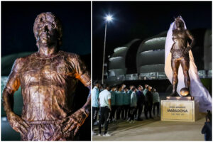 Maradona, la statua inaugurata da Messi e dalla Nazionale: “Sappiamo quanto amava l’Argentina”