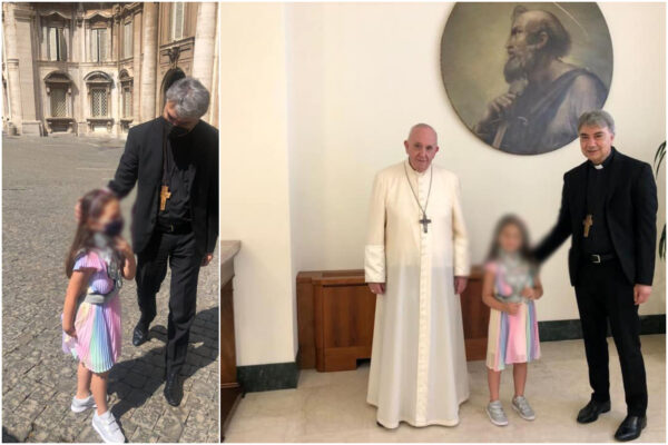 La piccola Noemi incontra Papa Francesco: “Un sogno che si avvera”