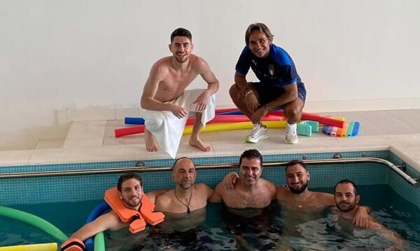 Acqua Azzurra, la Nazionale in piscina per allentare le tensioni post-partita