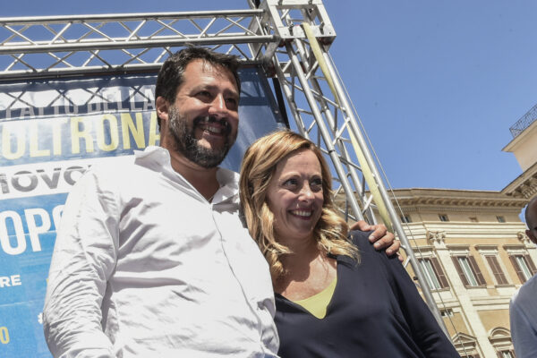 Matteo Salvini e Giorgia Meloni