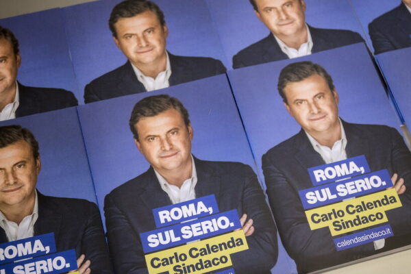 La campagna pubblicitaria di Calenda