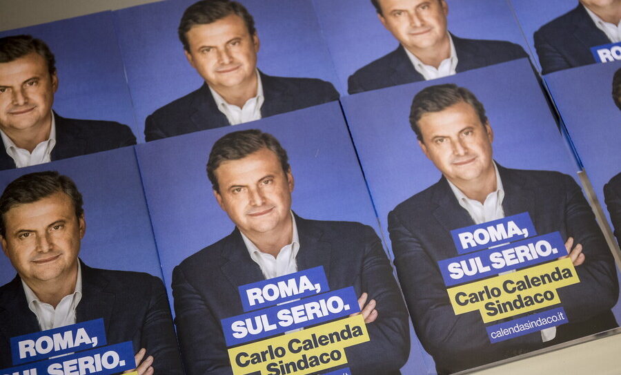 La campagna pubblicitaria di Calenda