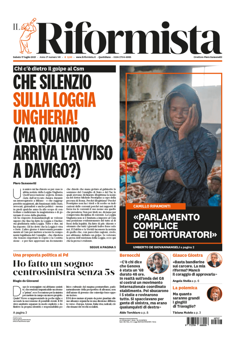 Quotidiano del 17 luglio 2021