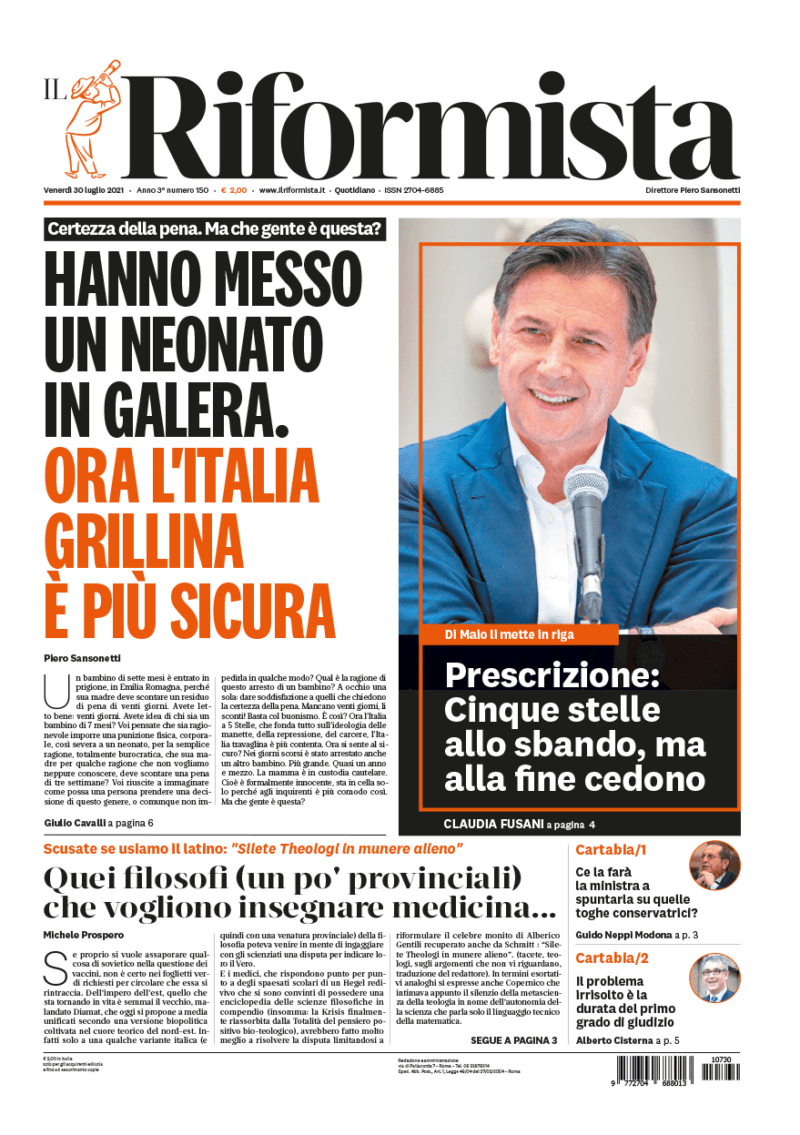 Quotidiano del 30 luglio 2021