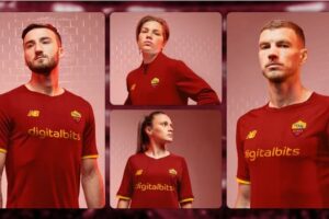 Roma, svelata con foto e video la nuova maglia dei giallorossi di Mourinho con il main sponsor da 12 milioni a stagione