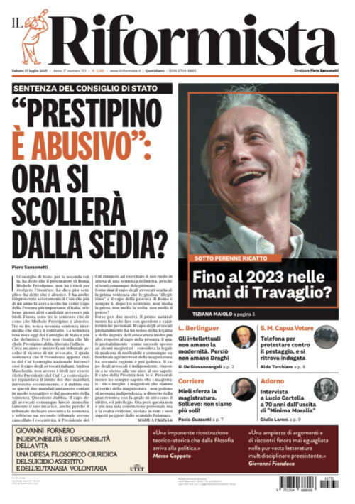 Quotidiano del 31 luglio 2021