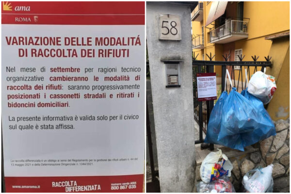 Raccolta porta a porta flop, a Roma tornano i cassonetti: “Impossibile farla con i mezzi dell’Ama”