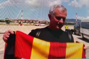 L’invasione giallorossa a Ciampino per Mourinho