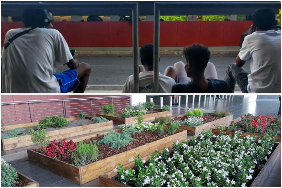 Sgombero piazzale Spadolini, la denuncia delle associazioni: “Intervento di facciata, problema spostato di cento metri”