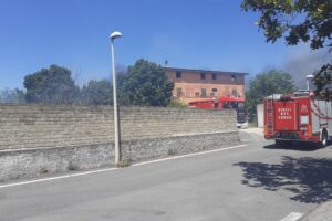 Incendio nel campo rom di Salone: a rischio anche le abitazioni – FOTO E VIDEO –