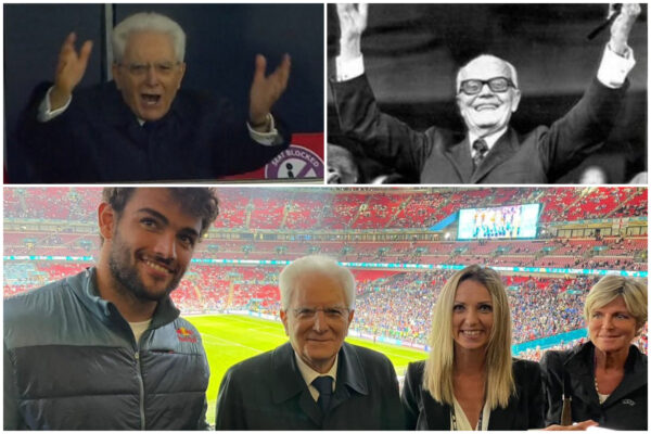 La finale di Mattarella, dalla tenera esultanza al gol di Bonucci al ‘siamo nelle manone di Donnarumma’