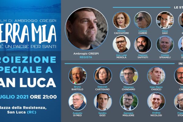 ‘Ndrangheta: stasera a San Luca riparte ‘Terra Mia’, docufilm di Ambrogio Crespi