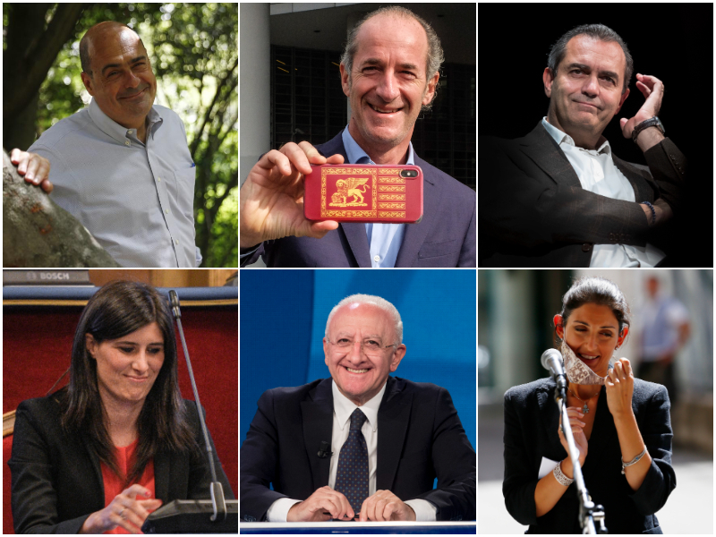 Zaia e Decaro amministratori più amati: in crisi i sindaci delle metropoli, collassano quelli del Sud