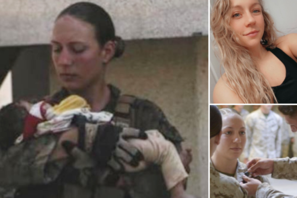 Nicole Gee, la marine della foto con il bimbo in braccio morta nell’attentato: “Amo il mio lavoro”