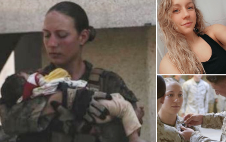 Nicole Gee, la marine della foto con il bimbo in braccio morta nell’attentato: “Amo il mio lavoro”