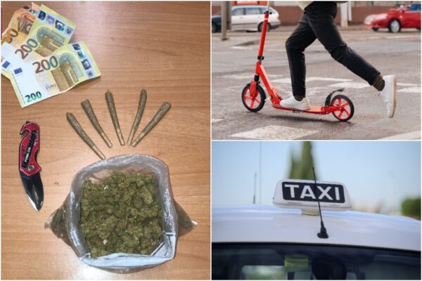 Spacciavano droga sul monopattino e in taxi, arrestati 8 pusher