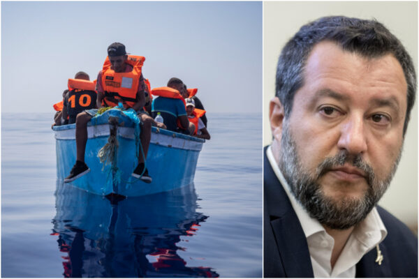 Salvini torna a concimare odio e raccogliere consenso raffazzonato: “Difficile sostenere chi accetta gli sbarchi”