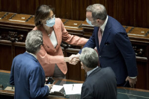 Foto Roberto Monaldo / LaPresse
03-08-2021 Roma
Politica
Camera dei Deputati – Voto finale su ddl riforma del processo penale
Nella foto Marta Cartabia dopo i voto finale

Photo Roberto Monaldo / LaPresse
03-08-2021 Rome (Italy) 
Chamber of Deputies – bill on the reform of the criminal process 
In the pic Marta Cartabia