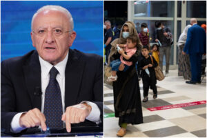 De Luca: “Daremo lavoro agli afghani: loro qui solo con il corpo, non hanno niente”