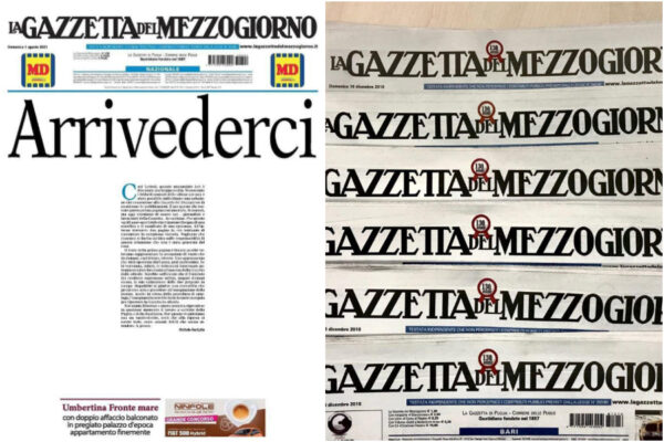 Perché la Gazzetta del Mezzogiorno ‘chiude’: stop in edicola dopo 134 anni e 144 posti a rischio