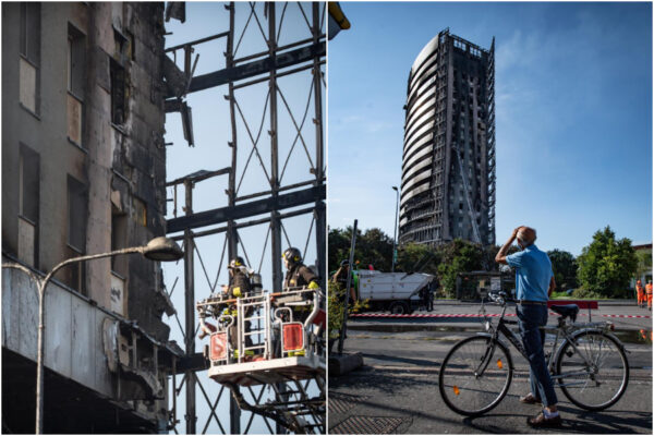 Incendio Milano, il giallo delle cause: i nodi dell’inchiesta su sistema antincendio e pannelli di rivestimento