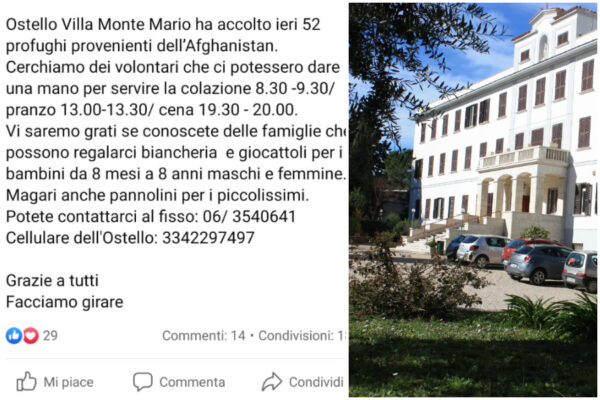 Il cuore di Roma, boom di donazioni per i bimbi afgani: “C’è il covid, non possiamo accettare oggetti usati”