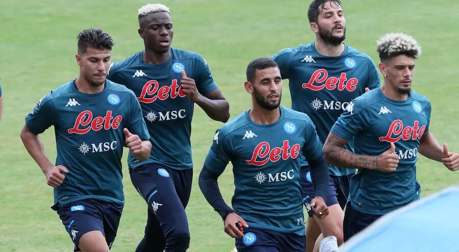 Calcio, il ritiro del Napoli trasmesso da Canale 8