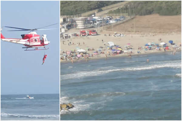 Dramma in mare, corrente killer: un morto, un disperso e due persone in ospedale