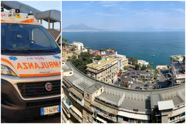 Giovane precipita per 40 metri a Posillipo, l’ambulanza vola in ospedale: “E’ vivo”