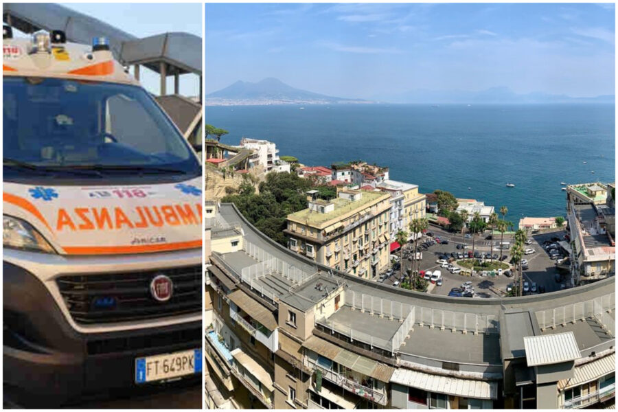 Giovane precipita per 40 metri a Posillipo, l’ambulanza vola in ospedale: “E’ vivo”