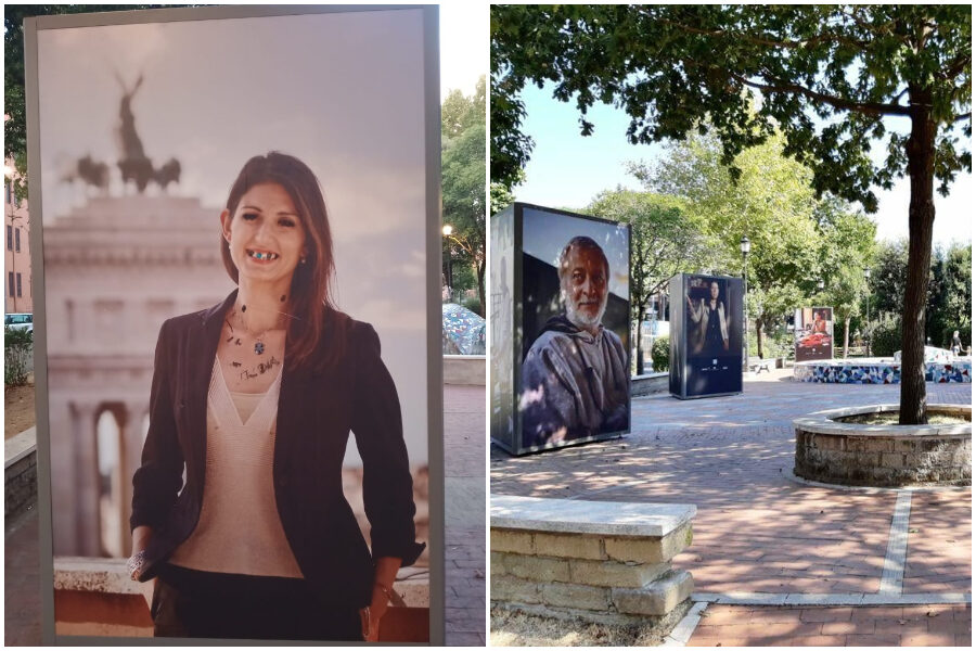 Rimossa la gigantografia di Raggi alla mostra sul microcredito, il Corecom: “È uno spot elettorale”