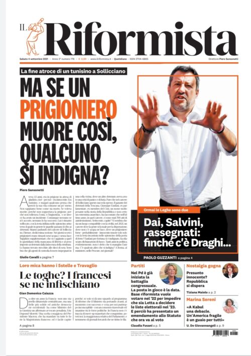 Quotidiano del 4 settembre 2021