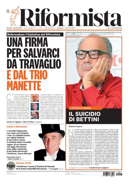 Quotidiano del 7 settembre 2021